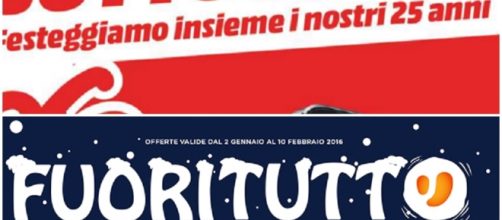 Volantino MediaWorld e Unieuro per gennaio 2016