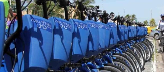 Estação de bicicletas compartilhadas Estação de bicicletas compartilhadas