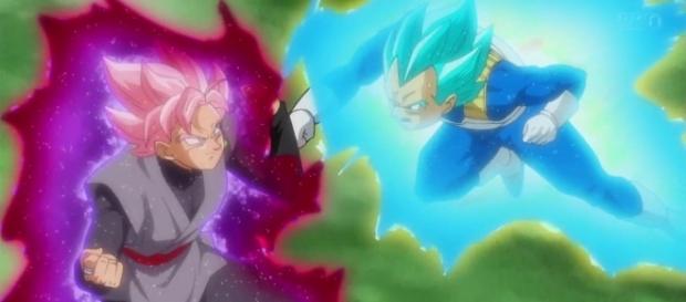 Black Goku (Zamasu) contra Vegeta Black Goku (Zamasu) contra Vegeta