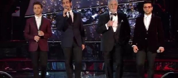 I ragazzi de Il Volo e Placido Domingo a Firenze I ragazzi de Il Volo e Placido Domingo a Firenze