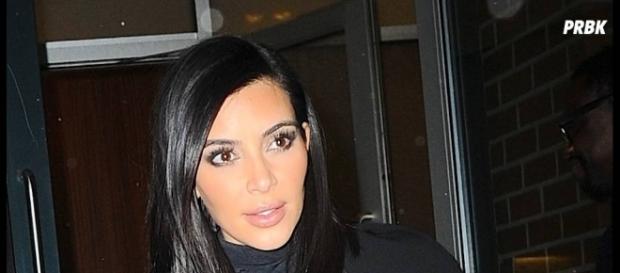 Kim Kardashian en robe Alexander Wang Kim Kardashian en robe Alexander Wang