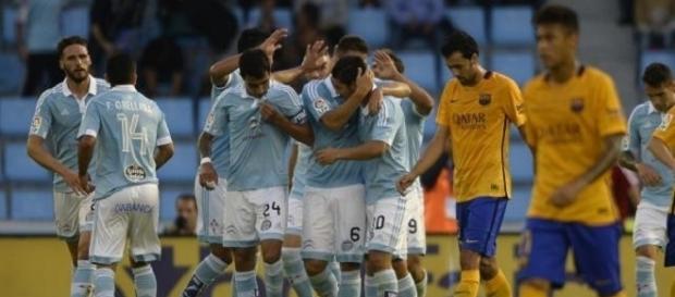 Na época passada, o Celta venceu o Barça nos Balaídos por 4-1 Na época passada, o Celta venceu o Barça nos Balaídos por 4-1