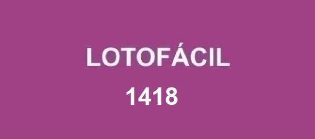 Resultado em 30/09, sorteio Lotofácil 1418 Resultado em 30/09, sorteio Lotofácil 1418