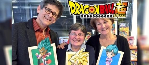 Eric Legrand (Végéta, Yamcha...), Brigitte Lecordier (Goku et Gohan enfants, Goten...) et Céline Monsarrat (Bulma) ! Eric Legrand (Végéta, Yamcha...), Brigitte Lecordier (Goku et Gohan enfants, Goten...) et Céline Monsarrat (Bulma) !