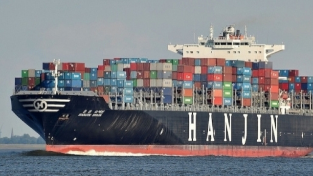 Una nave della compagnia Hanjin