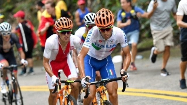 Vincenzo Nibali impegnato alle Olimpiadi di Rio