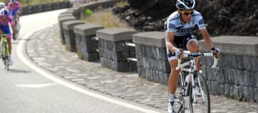 Contador all'attacco sull'Etna nel Giro 2011