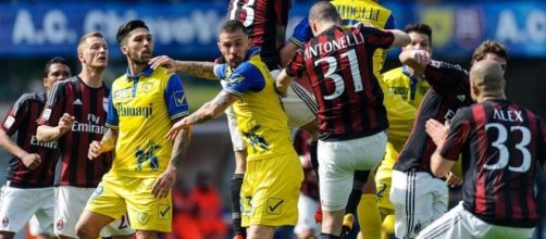 Seconda sfida al Bentegodi nel 2016 fra Chievo e Milan: a Marzo era finita 0-0