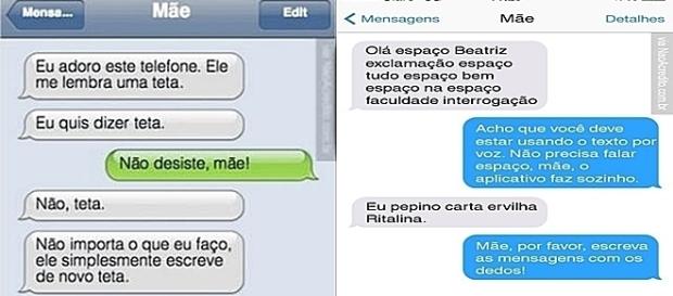 Algumas imagens de pessoas tentando enviar mensagens de texto Algumas imagens de pessoas tentando enviar mensagens de texto