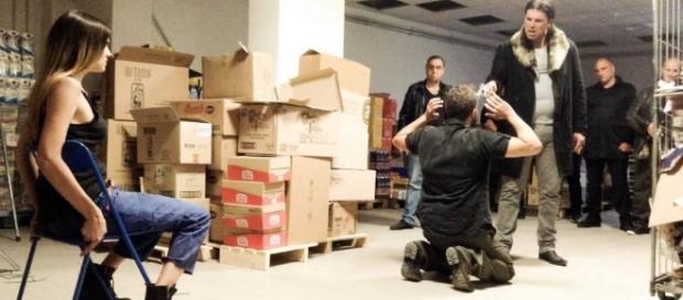 Karim Capuano sul set di Fratelli di Sangue Karim Capuano sul set di Fratelli di Sangue
