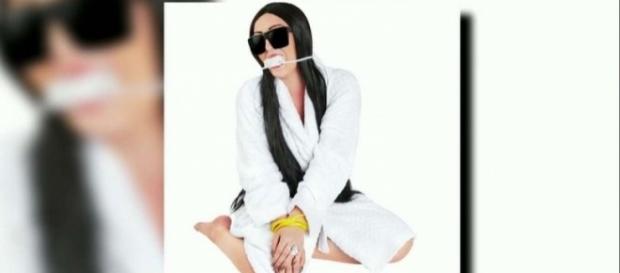 Kim Kardashian Halloween costume disturbing! Photo: Fox News via ‘Parisian Heist Robbery Victim Costume’ (Picture by: Costumeish) Kim Kardashian Halloween costume disturbing! Photo: Fox News via ‘Parisian Heist Robbery Victim Costume’ (Picture by: Costumeish)