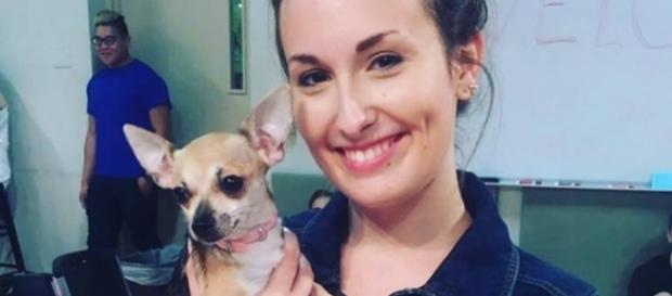 Lulu Wright and Tori Gresham (Bruiser and Elle Woods) in rehearsals for Legally Blonde at Texas State, photo via Maddie Wright Lulu Wright and Tori Gresham (Bruiser and Elle Woods) in rehearsals for Legally Blonde at Texas State, photo via Maddie Wright