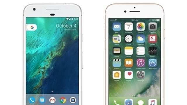 Google Pixel e Apple iPhone 7 a confronto