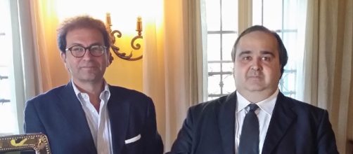 Il presidente Rigoli ed il vicepresidente Capaccioli