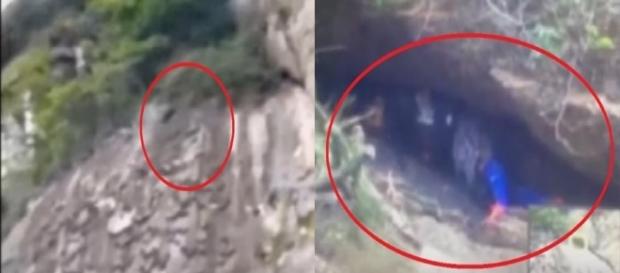 Homem cai de cima de morro após leva tiro. Homem cai de cima de morro após leva tiro.