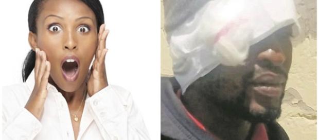 Mulher agrediu o marido com uma garrafa de vinho Mulher agrediu o marido com uma garrafa de vinho