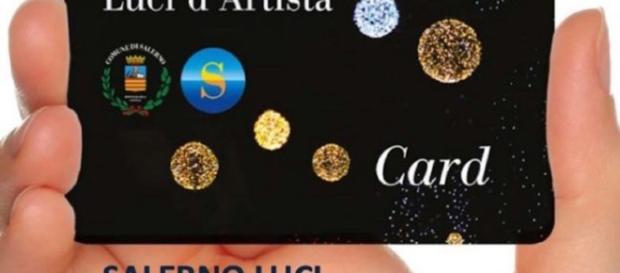 Salerno Luci d'Artista Card 2016-2017. Salerno Luci d'Artista Card 2016-2017.