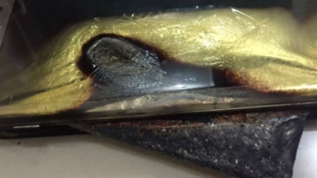 Galaxy Note 7 dopo l'esplosione