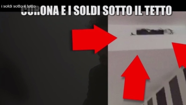 Il luogo dove sono stati trovati i soldi di Corona (fonte iene.mediaset.it)