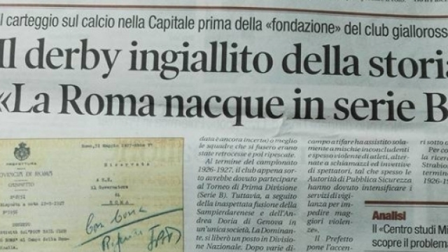 Il ritaglio del quotidiano "Il Tempo"