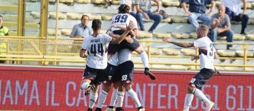 Il gol di Simeone contro il Bologna