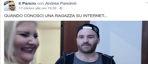 Il Pancio in un recente video postato su Facebook
