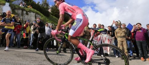 Nairo Quintana sul Monte Grappa