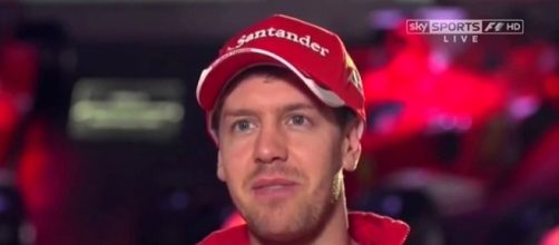 Sebastian Vettel, pilota della Ferrari