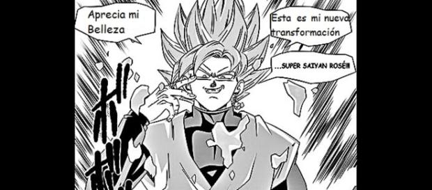 Black se transforma en el súper saiyajin Rose Black se transforma en el súper saiyajin Rose
