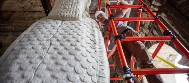 Esposte al Colosseo le copie in grandezza reale delle opere distrutte da Isis Esposte al Colosseo le copie in grandezza reale delle opere distrutte da Isis