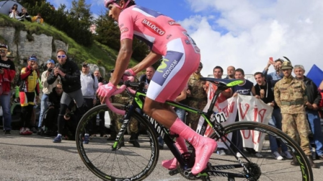 Nairo Quintana sul Monte Grappa