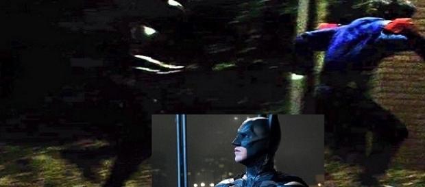 Batman inglês corre atrás de palhaço Batman inglês corre atrás de palhaço