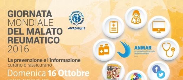 Giornata mondiale malato reumatico - visite gratis Roma 16 ottobre 2016 Giornata mondiale malato reumatico - visite gratis Roma 16 ottobre 2016