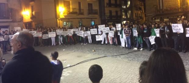 Manifestación por detenidos en Altsasu, Navarra. Manifestación por detenidos en Altsasu, Navarra.