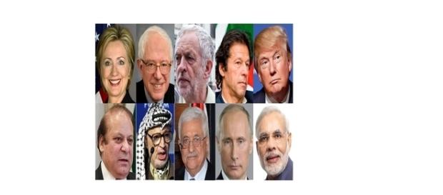 Politicians from around the world. Collage creative commons Politicians from around the world. Collage creative commons