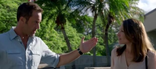 Steve McGarrett and Alicia in "Hawaii Five-0"/Photo via screencap, "Hawaii Five-0" Steve McGarrett and Alicia in "Hawaii Five-0"/Photo via screencap, "Hawaii Five-0"