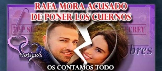Rafa Mora acusado de ser infiel a Macarena con una mujer muy famosa Rafa Mora acusado de ser infiel a Macarena con una mujer muy famosa