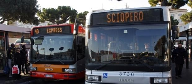 Sciopero dei mezzi Atac (fonte web) Sciopero dei mezzi Atac (fonte web)