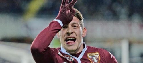 Belotti in campo contro il Palermo.