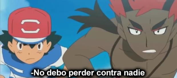 Ash contra su nuevo rival en Pokemon Ash contra su nuevo rival en Pokemon