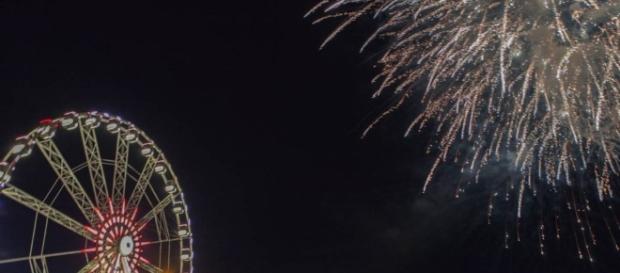 La ruota panoramica installata a Rimini La ruota panoramica installata a Rimini