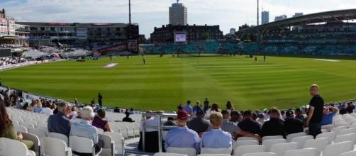 The stands at the Oval in London, England. Photo credit: Laura Stewart