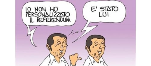 Vignetta satirica sul referendum del 4 dicembre
