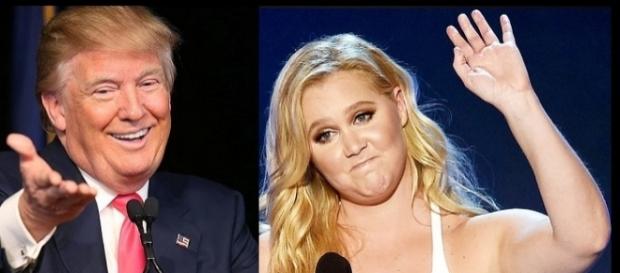 Amy Schumer bashes Trump in comedy act and hundreds walk out! Photo: Blasting News Library (A.S.) - - Us Weekly - usmagazine.com (D.T.) PN Youtube Amy Schumer bashes Trump in comedy act and hundreds walk out! Photo: Blasting News Library (A.S.) - - Us Weekly - usmagazine.com (D.T.) PN Youtube