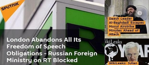La mesure bancaire visant Russia Today a été largement répercutée par la presse russe dans le monde La mesure bancaire visant Russia Today a été largement répercutée par la presse russe dans le monde