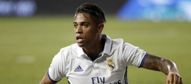 Mariano en un partido con el Real Madrid. Mariano en un partido con el Real Madrid.