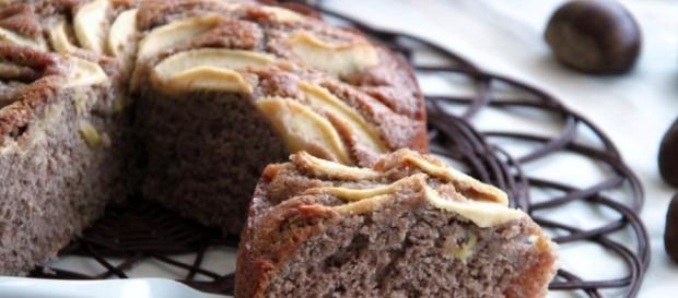 Ricetta senza lattosio: torta castagne e mele Ricetta senza lattosio: torta castagne e mele