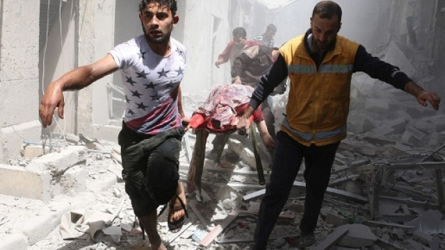 Aleppo airstrike hits seconds medial facility | Daily Mail Online - dailymail.co.uk