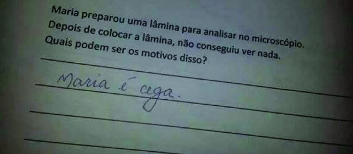 Respostas mais engraçadas!