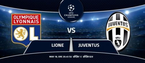 Lione-Juventus info streaming Champions League